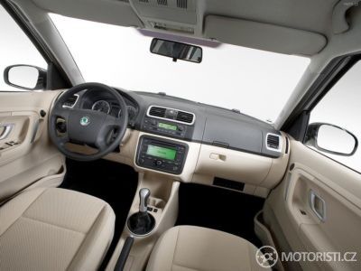 Interiér vozu Škoda Roomster