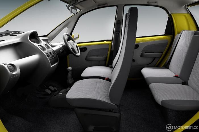 Tata Nano – interiér