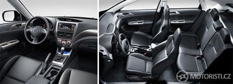 Subaru Impreza XV – kožený interiér, zdroj: subaru.cz