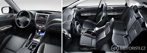 Subaru Impreza XV – kožený interiér, zdroj: subaru.cz