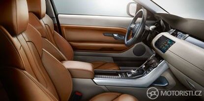 Range Rover Evoque – interiér, zdroj: landrover.cz