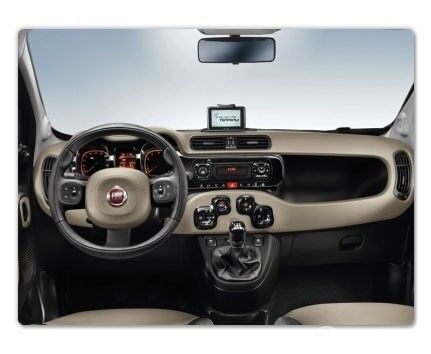 Fiat Panda – pracoviště řidiče, zdroj: panda.cz