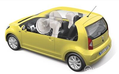 Kompaktní vozy jsou z hlediska bezpečnosti podceňované, Seat Mii ale získal v testech Euro NCAP 5 hvězdiček. Foto: www.seat.cz